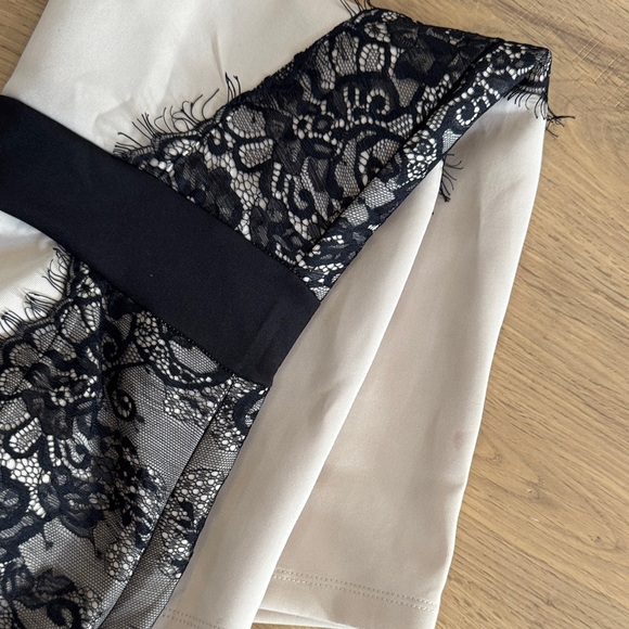 Ardene Strapless Black and Cream Dress - Picture 7 of 7